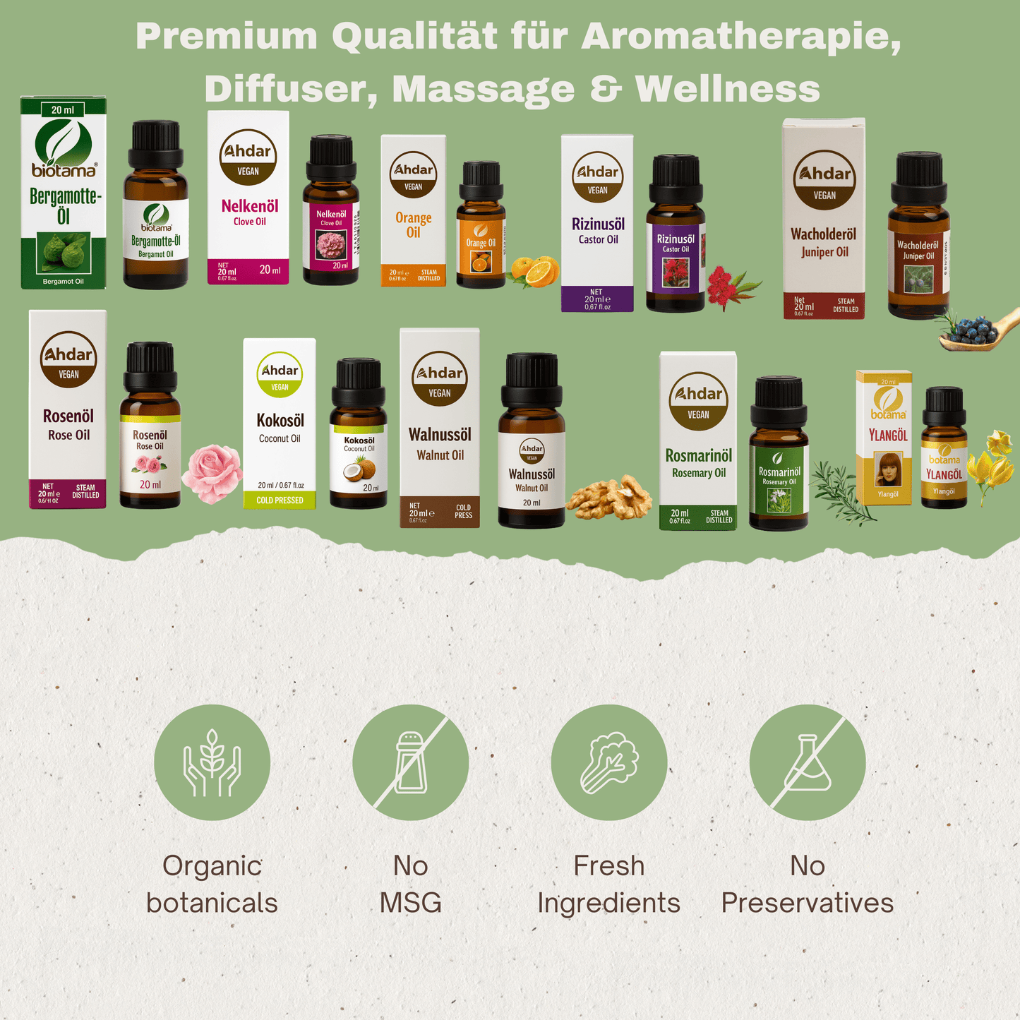 20 ml'lik birinci sınıf kekik yağı, %100 saf, katkı maddesi içermez ve ışıktan korunaklı cam şişede soğuk pres yöntemiyle üretilmiştir. Masaj, bakım ve gıda kullanımına uygun %99 oranında gerçek kekik yağıdır.