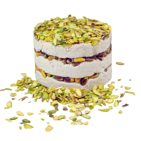 Tahin Helvası Antep Fıstıklı & Çikolatalı Kek 450 g
