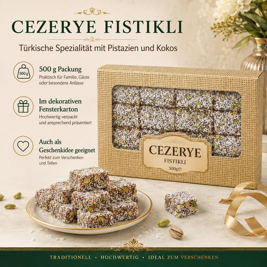 Dermann Fıstıklı Cezerye 500 g