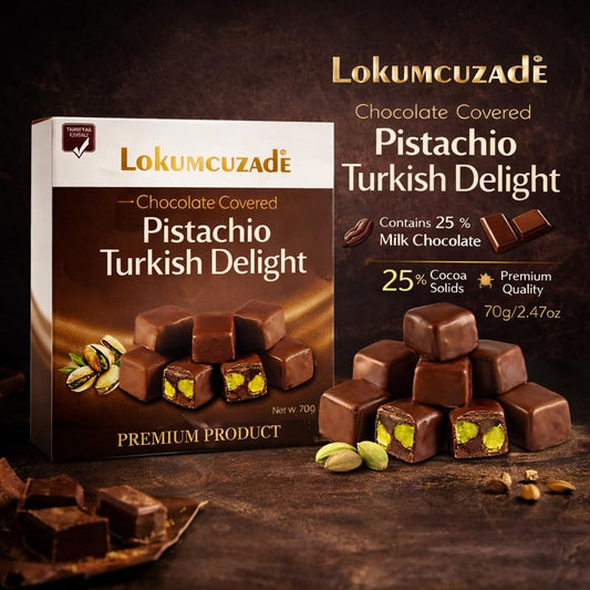 Çikolatalı Fıstıklı Lokum 70 g