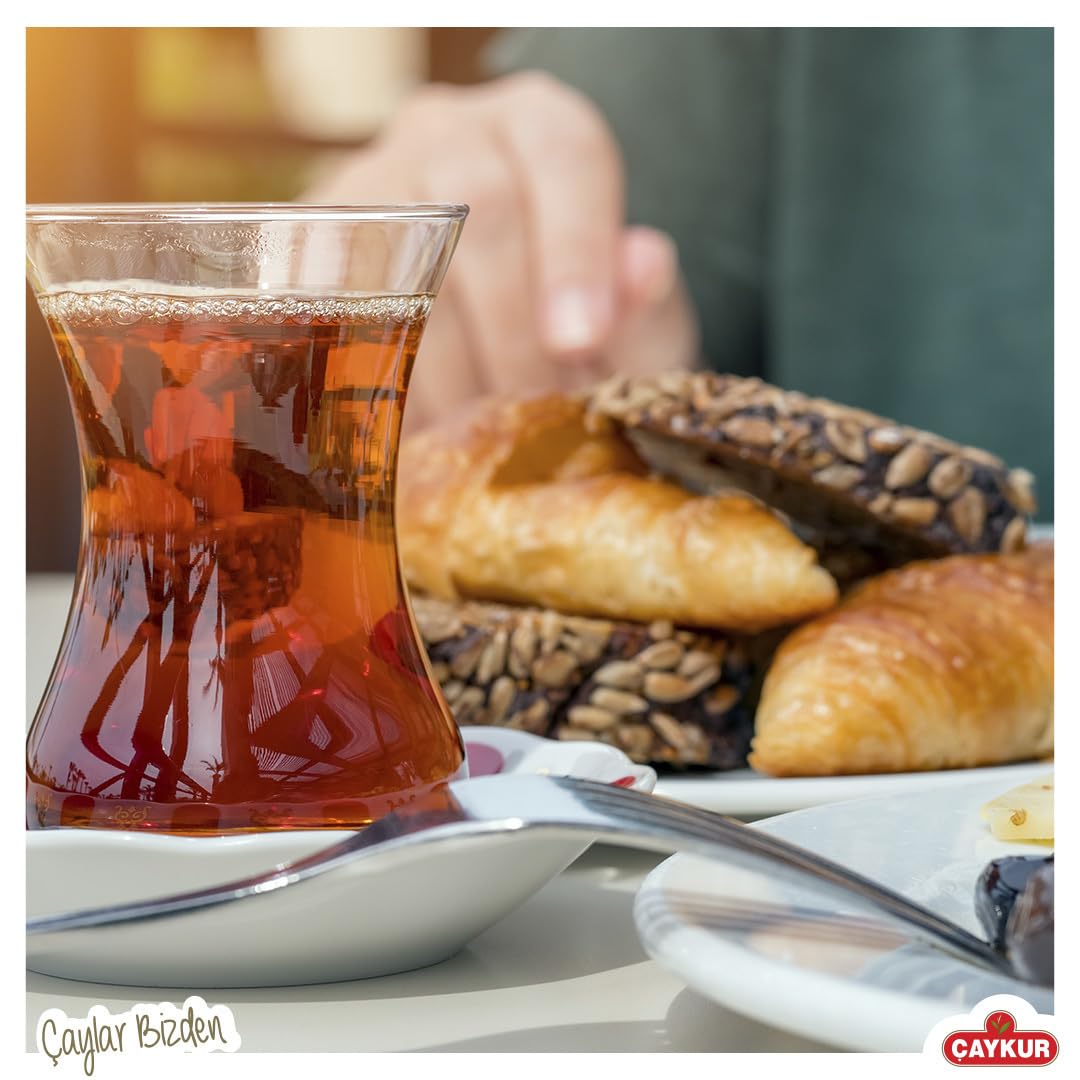 ÇAYKUR Çay Çiçeği Siyah Çay, Tomurcuk Altın Tomurcukları Karışımı, Doğal Aromatik Gevşek Yaprak Çay, Parlak Kırmızı Renk, 2'li paket 500g