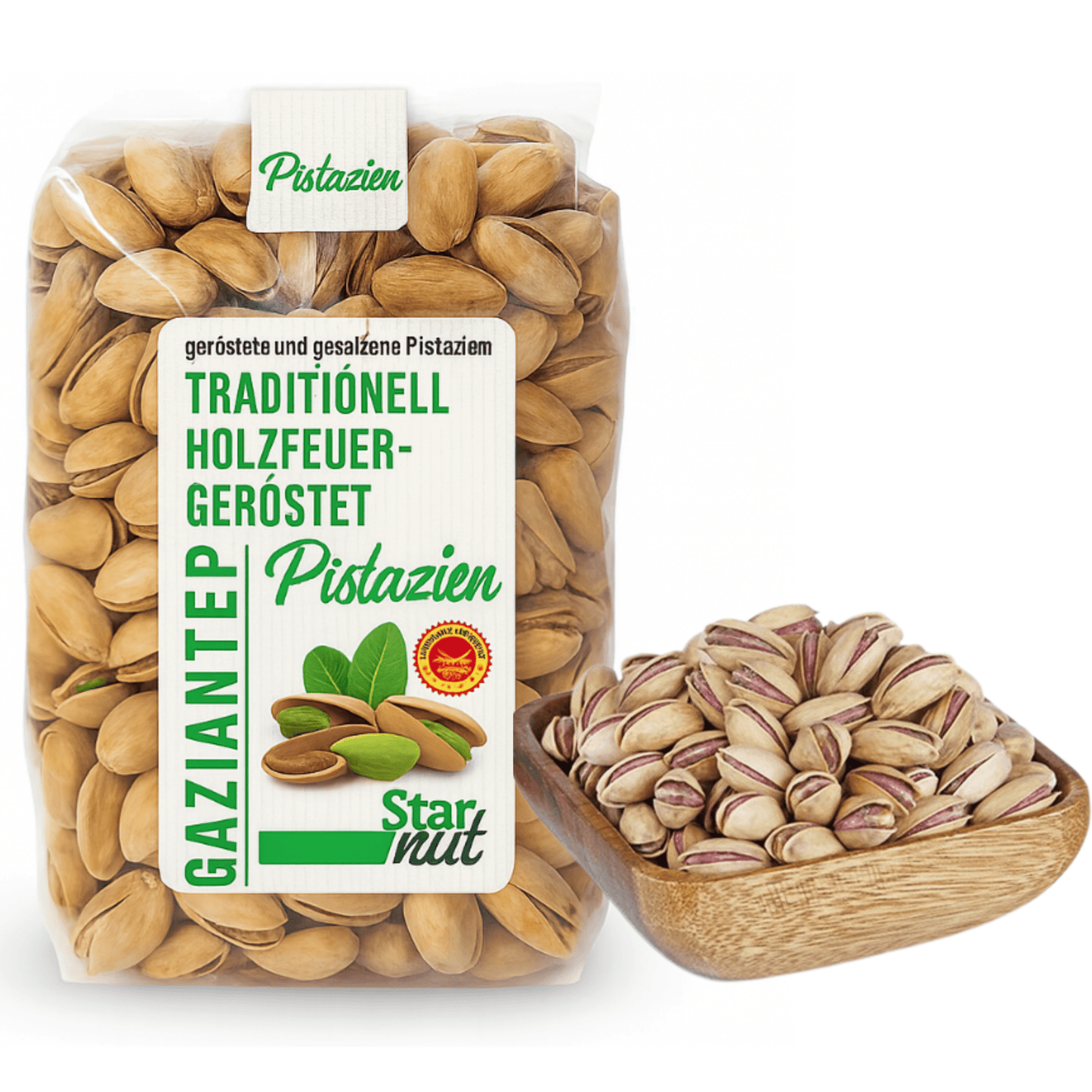 350g Antep Pistachios in Shell – Traditionally Wood-Roasted & Lightly Salted Pistachios – From Gaziantep, Türkiye – Aromatic, Crunchy & Natural – Premium Quality – Healthy Snack