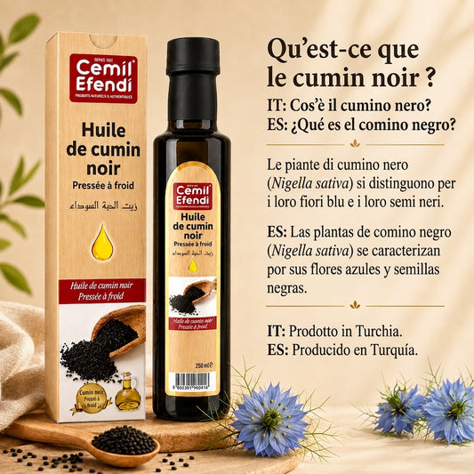 Cemil Efendi Soğuk Sıkım Çörek Otu Yağı 250 ml