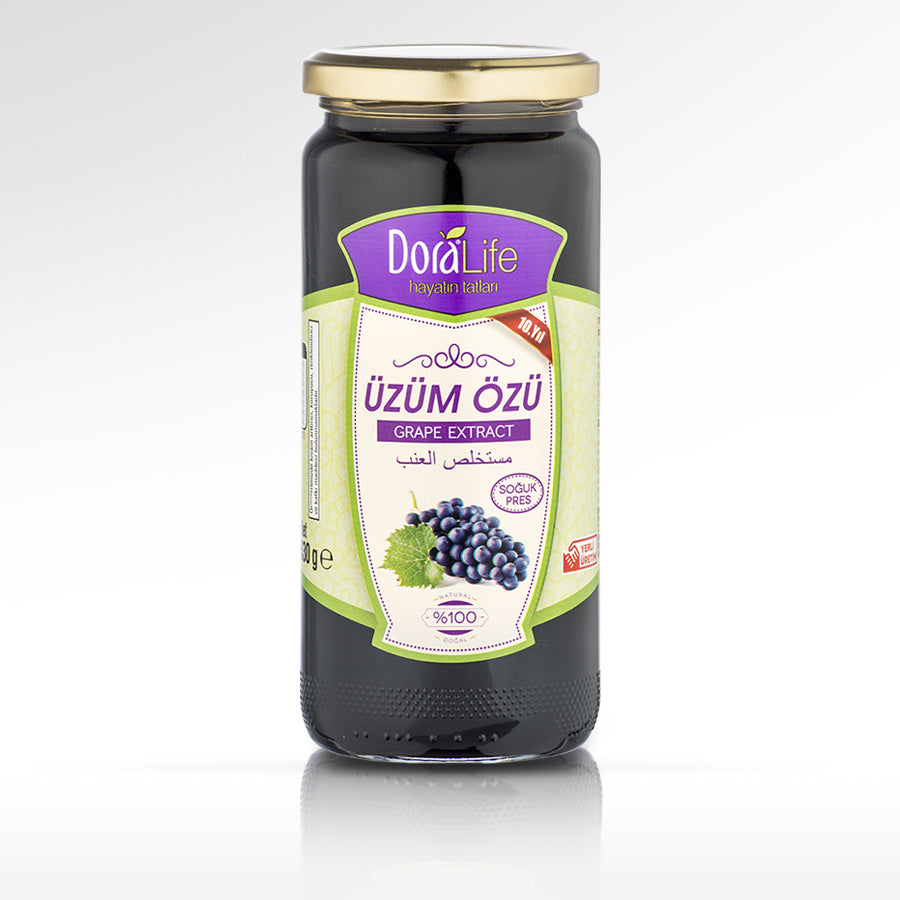 100% Reines Traubenextrakt, Üzüm Pekmez, Sirup 640g – 100% Naturrein, Kaltgepresst, Zuckerfrei, Ohne Zusatzstoffe, Traditionell Hergestellt, grape extract (Traubenextrakt)