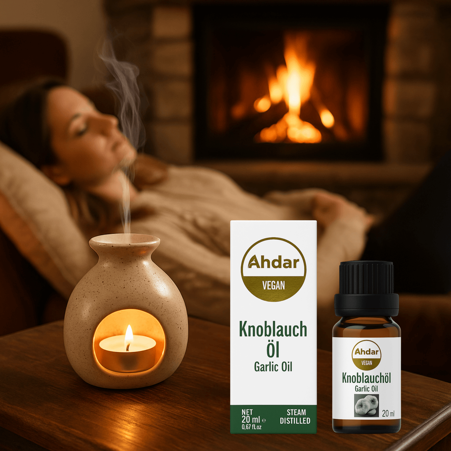 Premium sarımsak yağı 20 ml, %100 saf, katkı maddesi içermez ve ışıktan korunan cam şişede soğuk pres yöntemiyle üretilmiştir. Masaj, bakım ve yemek yapımında kullanıma uygun %99 oranında gerçek sarımsak yağıdır. 