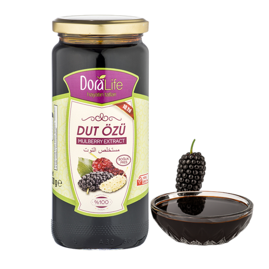 100% Reines Maulbeerextrakt - Sirup 640g – 100% Naturrein, Kaltgepresst, Zuckerfrei, Ohne Zusatzstoffe, Traditionell Hergestellt, Vegane Energiequelle, Maulbeer-Extrakt (Maulbeer-Extrakt)