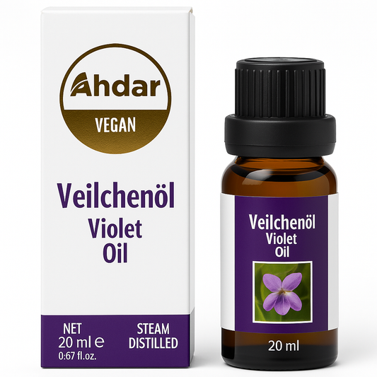20 ml,100% Veilchenöl, Reines Ätherisches Öl – Natürlich & Ohne Zusätze – Premium Qualität für Aromatherapie, Diffuser, Massage & Wellness (Veilchenöl)