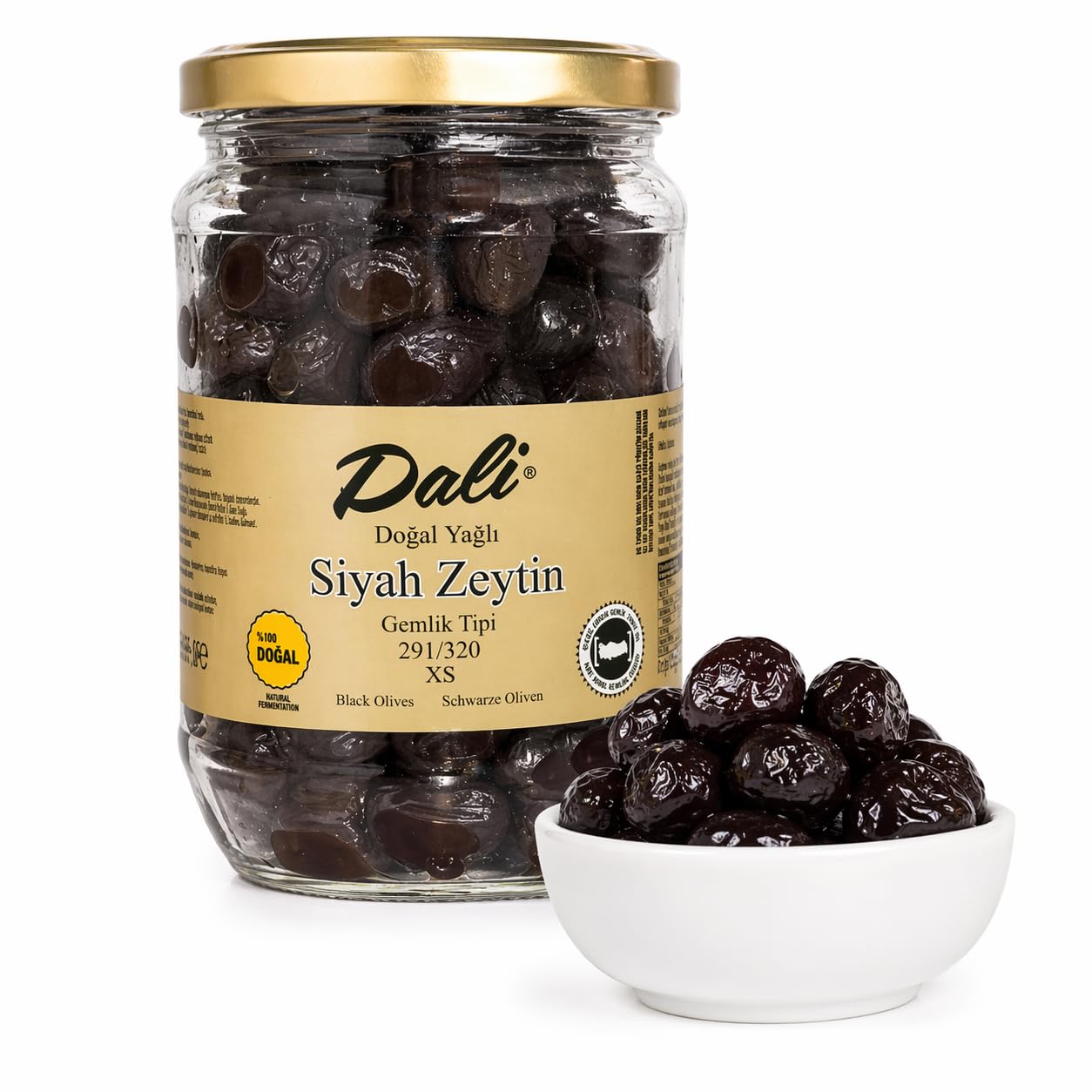Dali Schwarze Oliven S 450 g