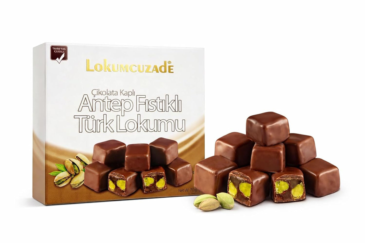 Çikolatalı Fıstıklı Lokum 70 g