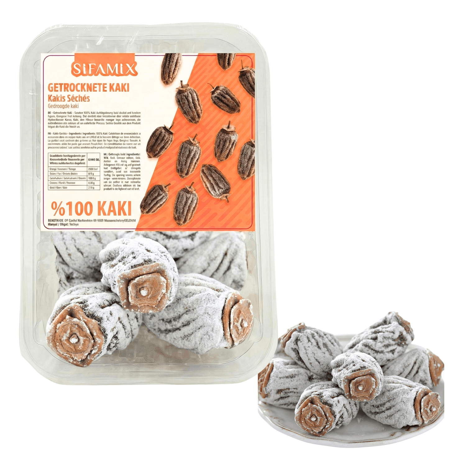 Dried persimmons from Turkey – 100% whole persimmons – Special drying technique – Full-bodied, fibrous texture – No additives – natural, persimmon, Cennet Hurması