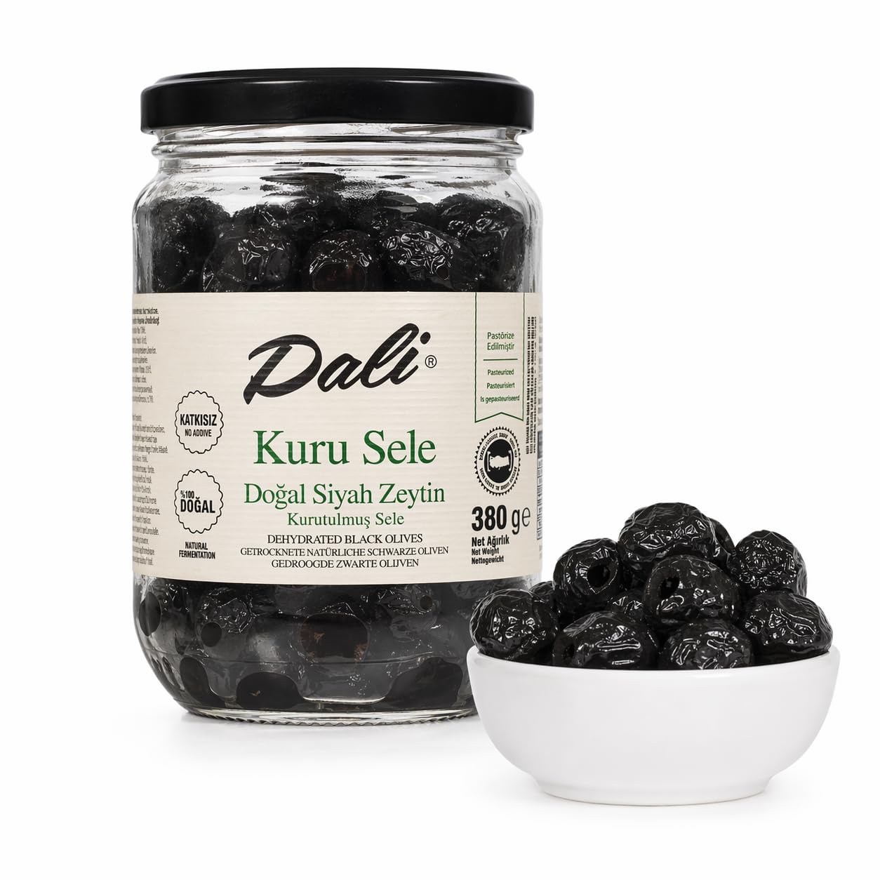 Dali Kuru Sele Siyah Zeytin 380 g