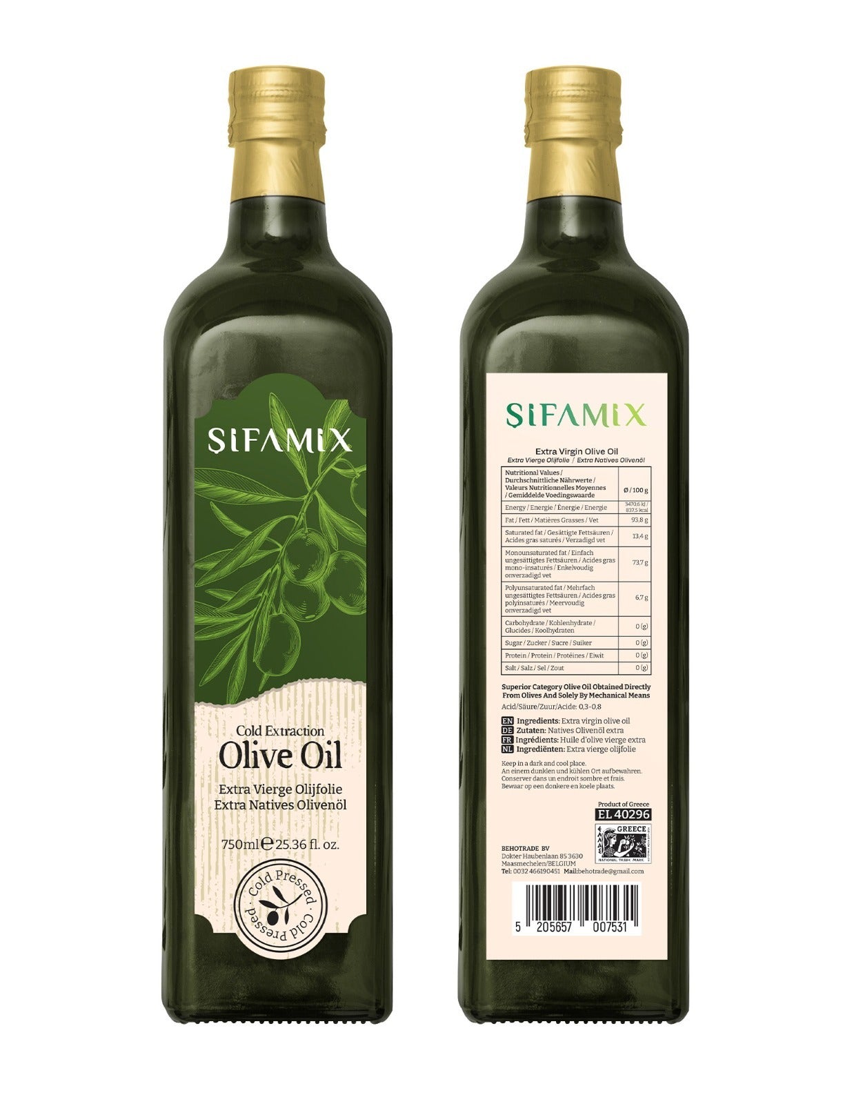 Sifamix Natives Olivenöl Extra aus Kreta 750 ml