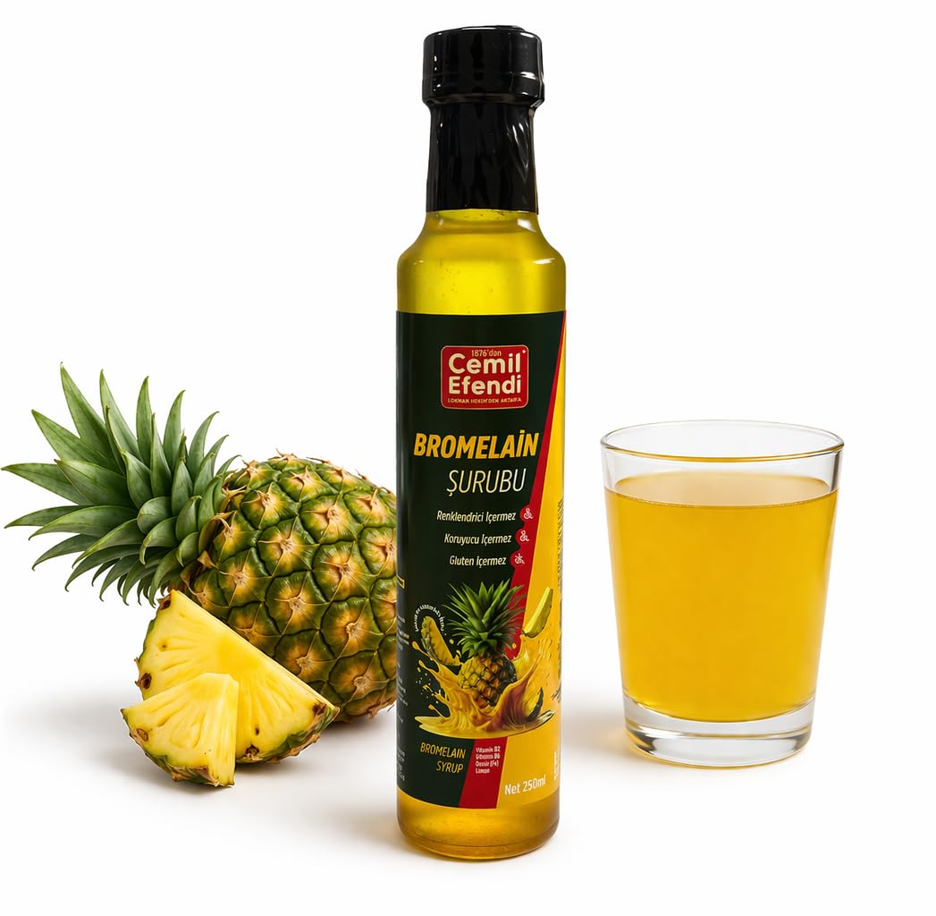 Ananaslı Bromelain Şurubu 2x250ml (500ml)