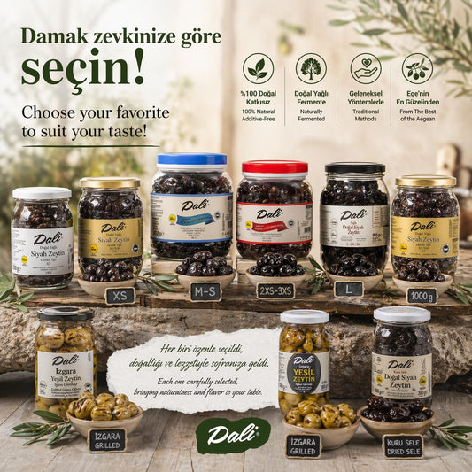 Dali Siyah Zeytin XS 220 g