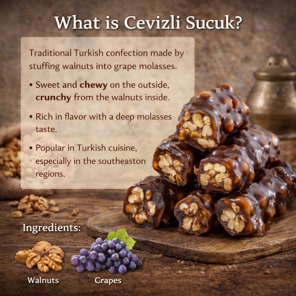 Süßigkeiten Set Cevizli Sucuk & Pistazien Cezerye