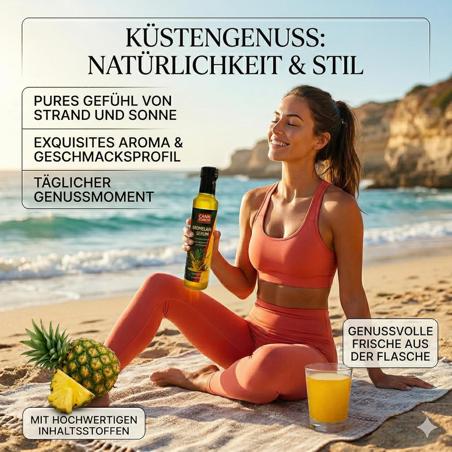 Ananaslı Bromelain Şurubu 250ml