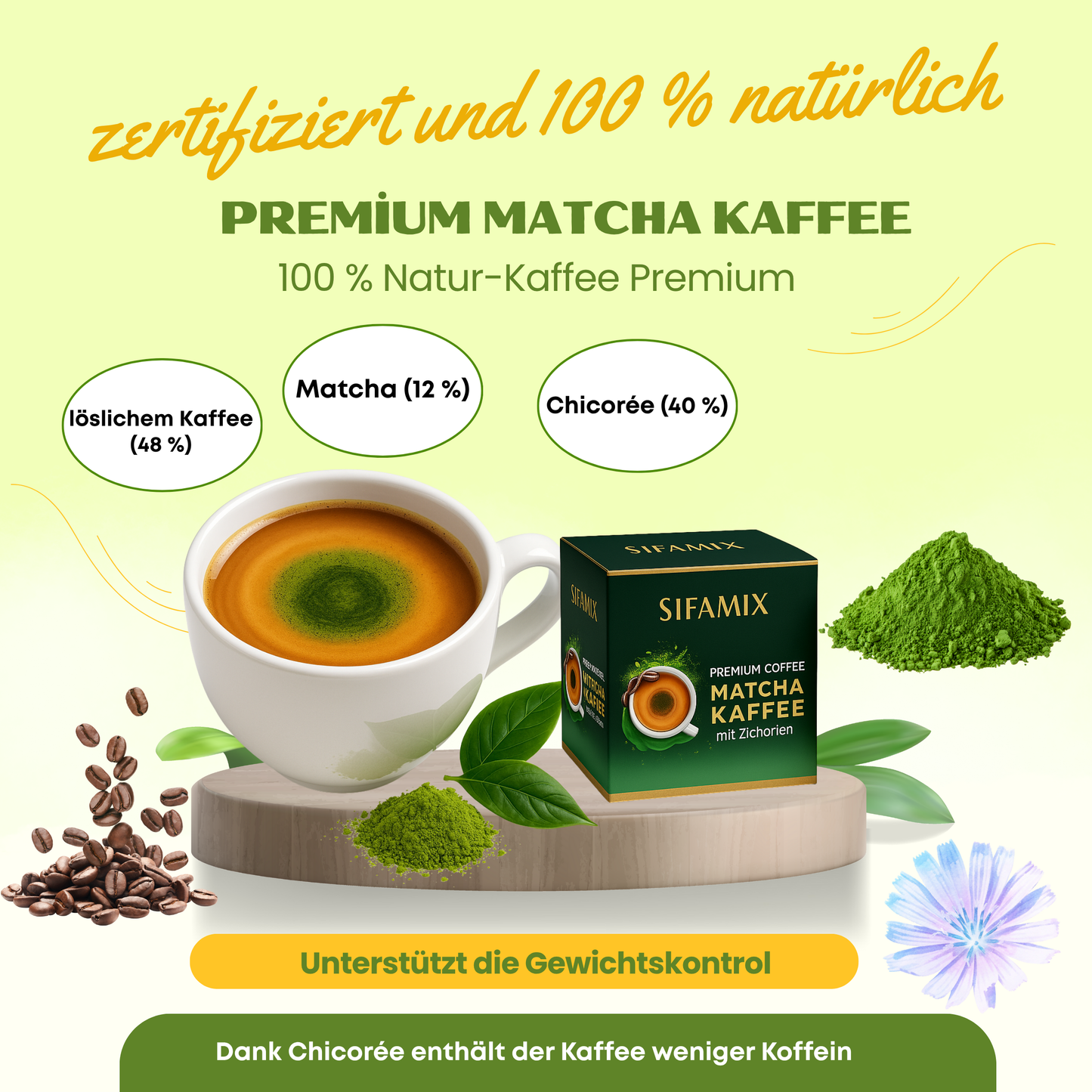 Şifamix Premium Matcha Kahve 100 g