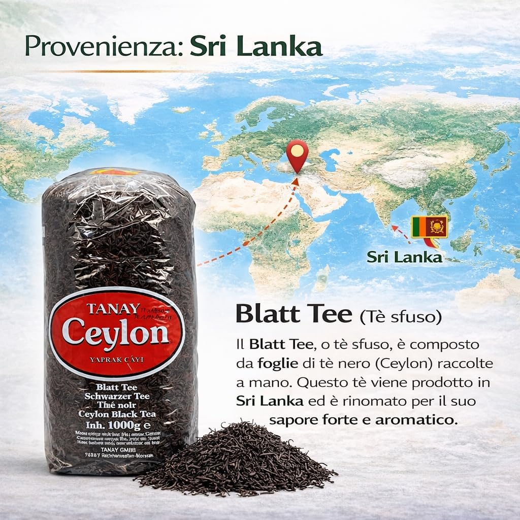 Ceylon Schwarzer Tee 1 kg