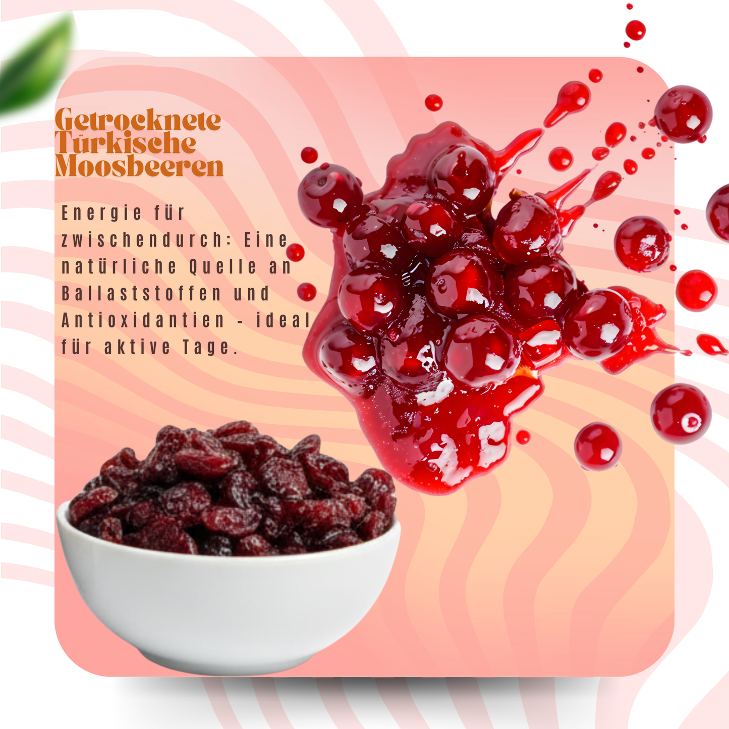 500 gr Kurutulmuş Türk Kızılcığı | Hafifçe kurutulmuş ve az tatlandırılmış kızılcık | Antioksidan açısından zengin | Müsli, yoğurt ve smoothie'ler için ideal Kızılcık