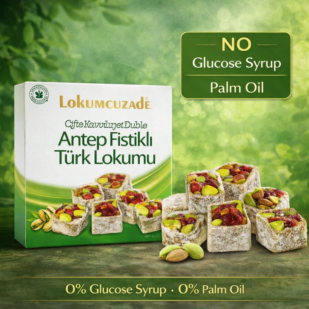 Pistazien Lokum (Turkish Delight) 8er Box 560 g