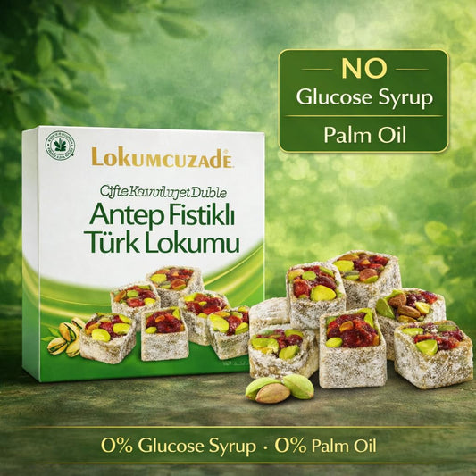 Antep Fıstıklı Lokum 8'li Kutu 560 g