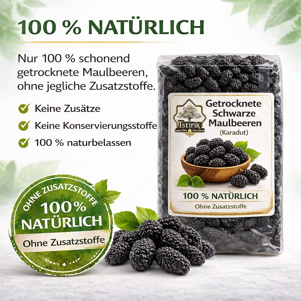 Kurutulmuş Kara Dut 500g