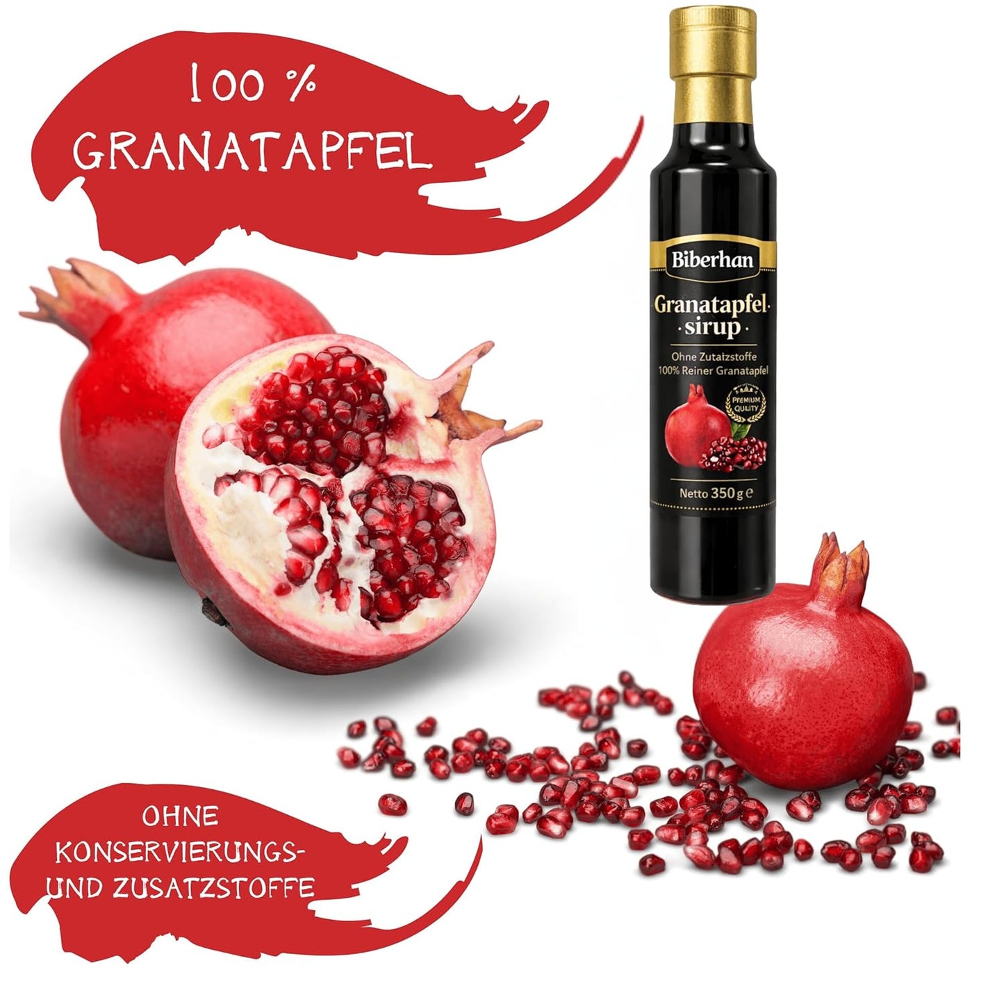 BİBERHAN Pomegranate Syrup 2x350 g