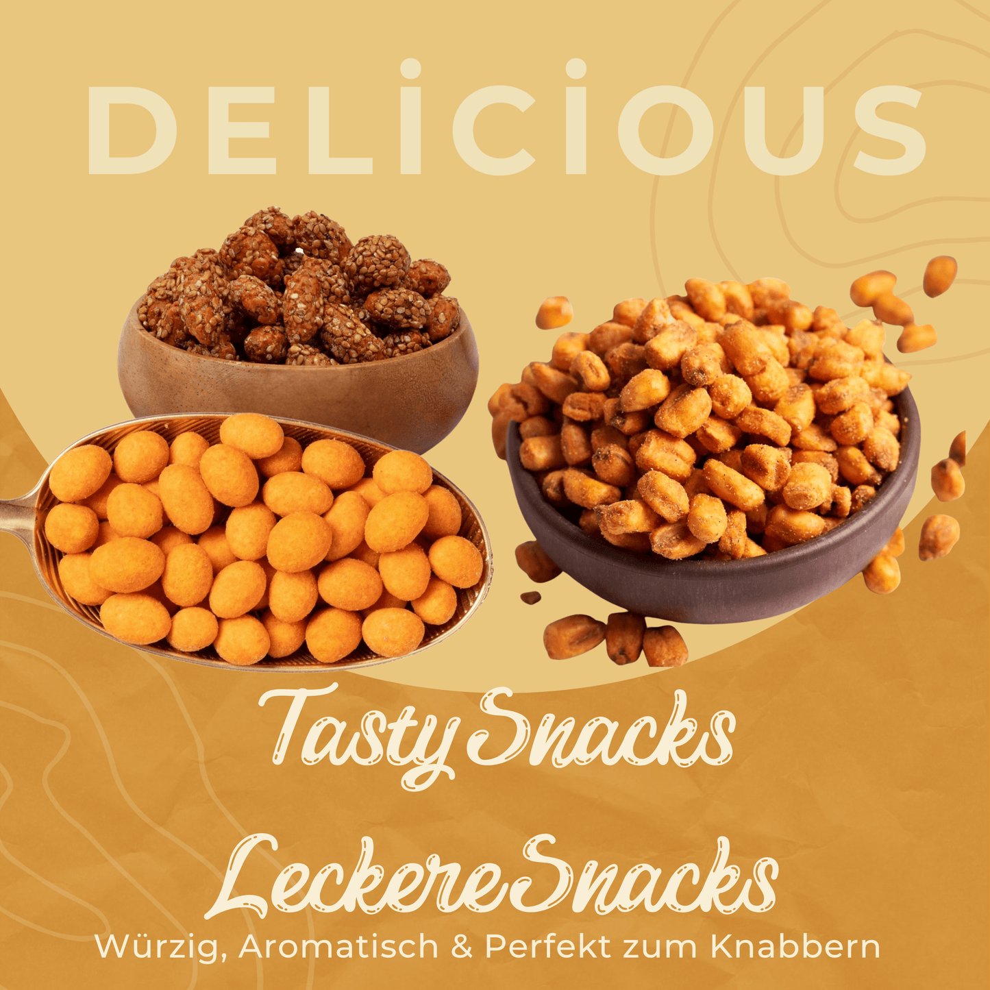 2 Stück × 150g Knuspriger Gewürz-Mais Snack – Würzig, Aromatisch & Perfekt zum Knabbern | Premium Mais-Snack, Praktischer Snack für unterwegs (Mini Gewürzmais)