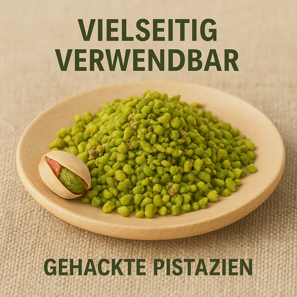 75 gr doğranmış Antep fıstığı, tekrar kapatılabilir cam kavanozda – Gaziantep, Türkiye – Aromatik, Doğal, Premium Kalite – Katkı Maddesi Yok