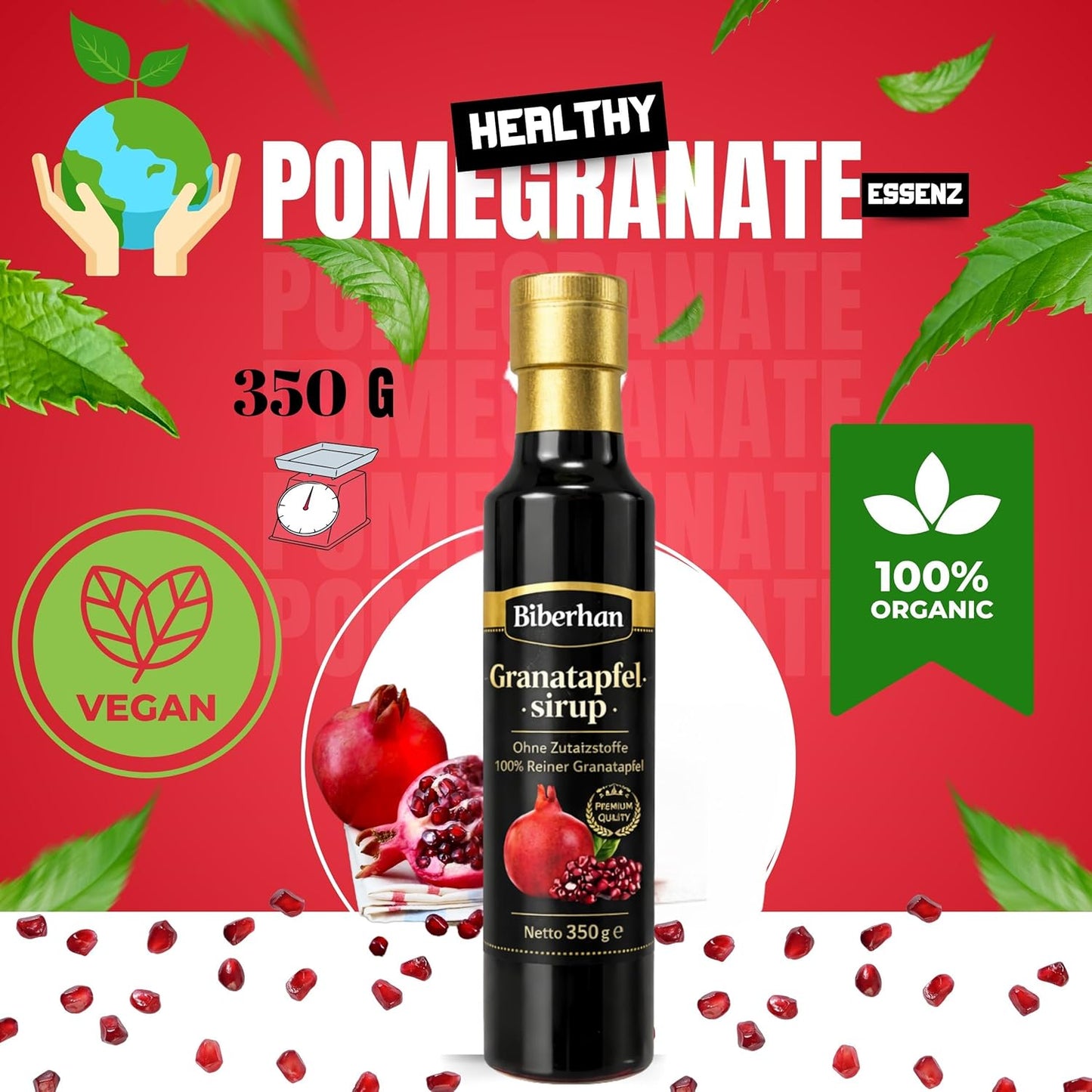 BİBERHAN Pomegranate Syrup 2x350 g