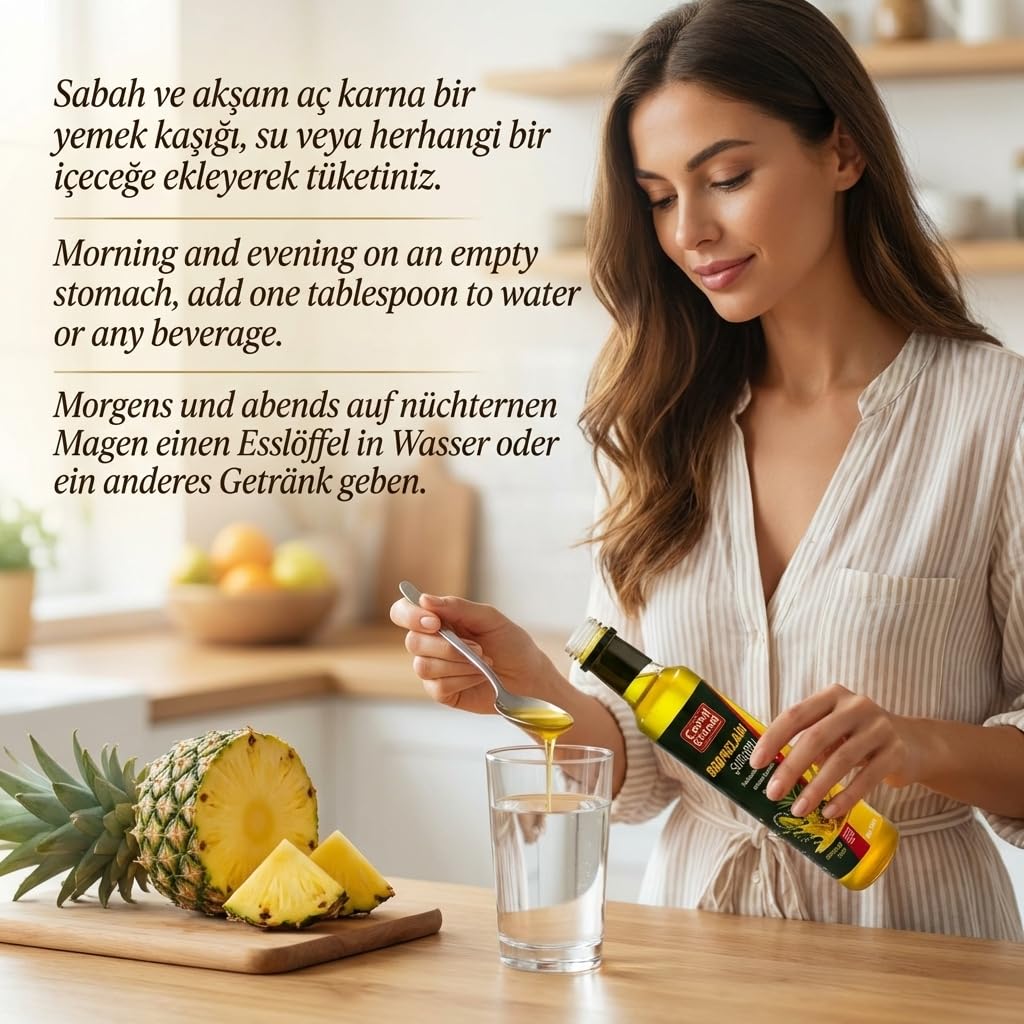 Ananaslı Bromelain Şurubu 250ml