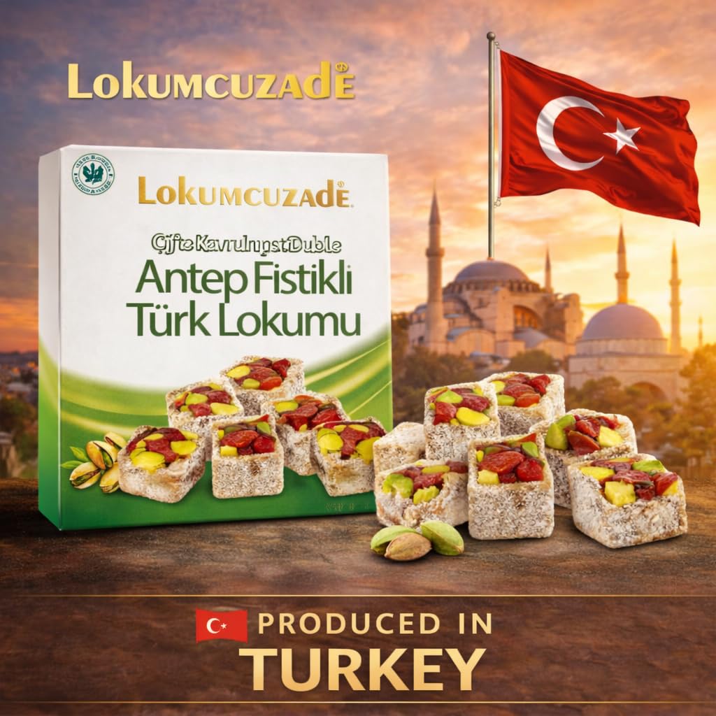 Pistazien Lokum (Turkish Delight) 8er Box 560 g