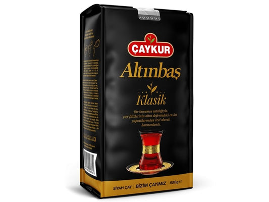 ÇAYKUR Altınbaş Golden Tips, Premium Gourmet Schwarzer Tee, loser Blatttee, kräftige Teeknospen 500 g