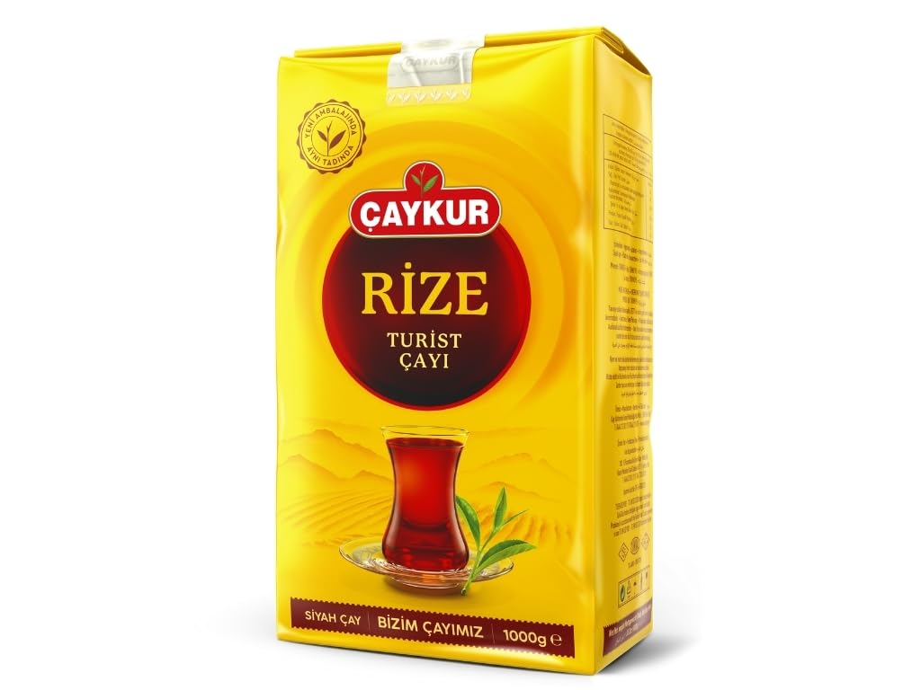 ÇAYKUR Rize Turist Black Tea, authentic Turkish loose leaf tea, rich aroma &amp; smooth taste, for daily enjoyment &amp; breakfast tea, 1000 g 
