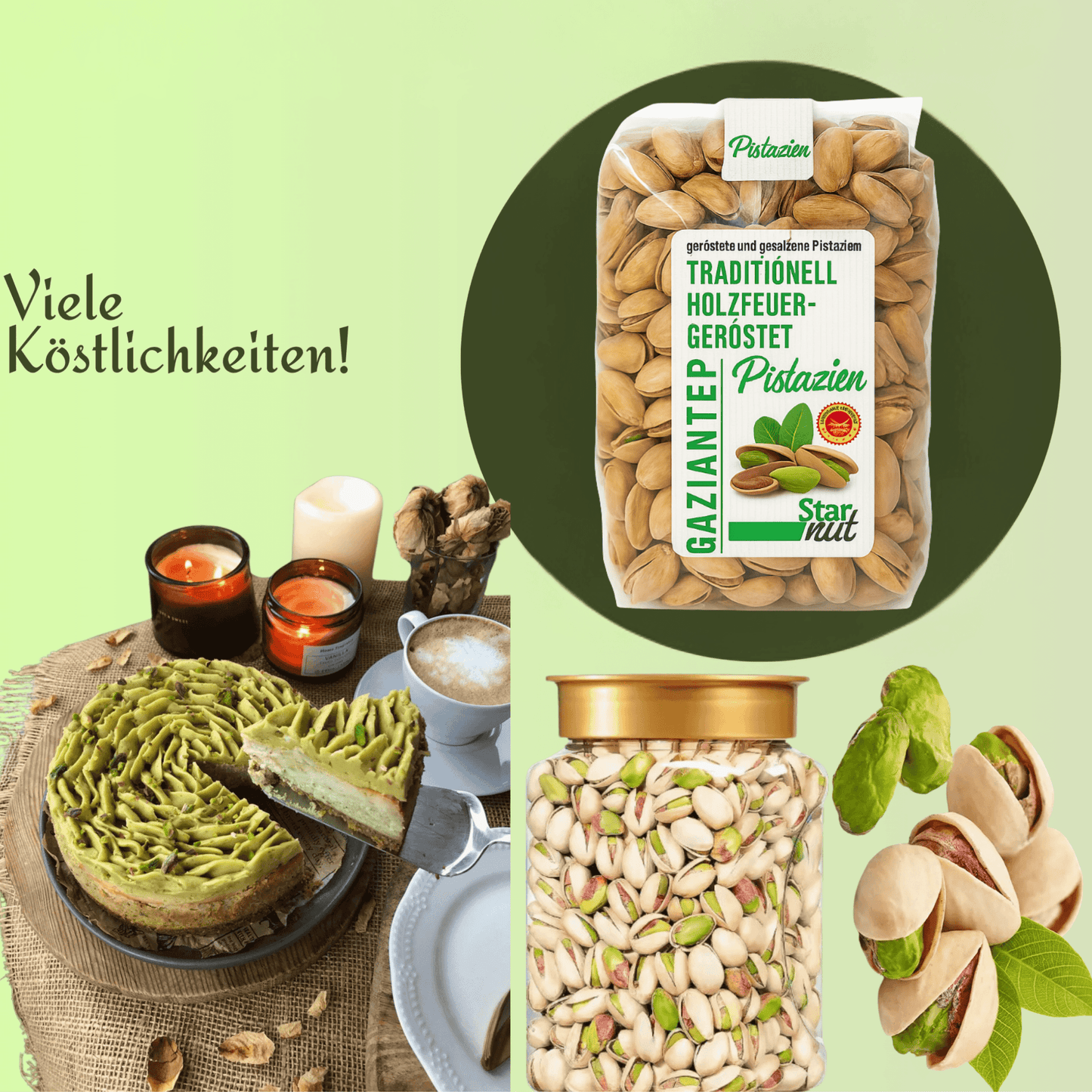 350g Antep Pistachios in Shell – Traditionally Wood-Roasted &amp; Lightly Salted Pistachios – From Gaziantep, Türkiye – Aromatic, Crunchy &amp; Natural – Premium Quality – Healthy Snack