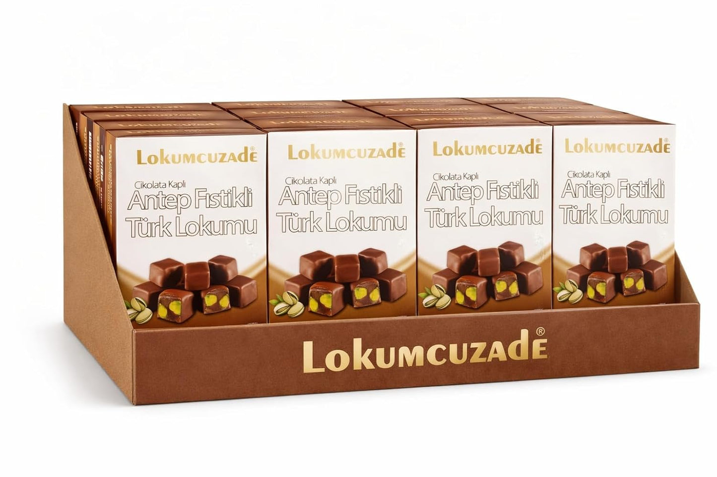 Schoko Pistazien Lokum (Turkish Delight) 8er Box 560 g