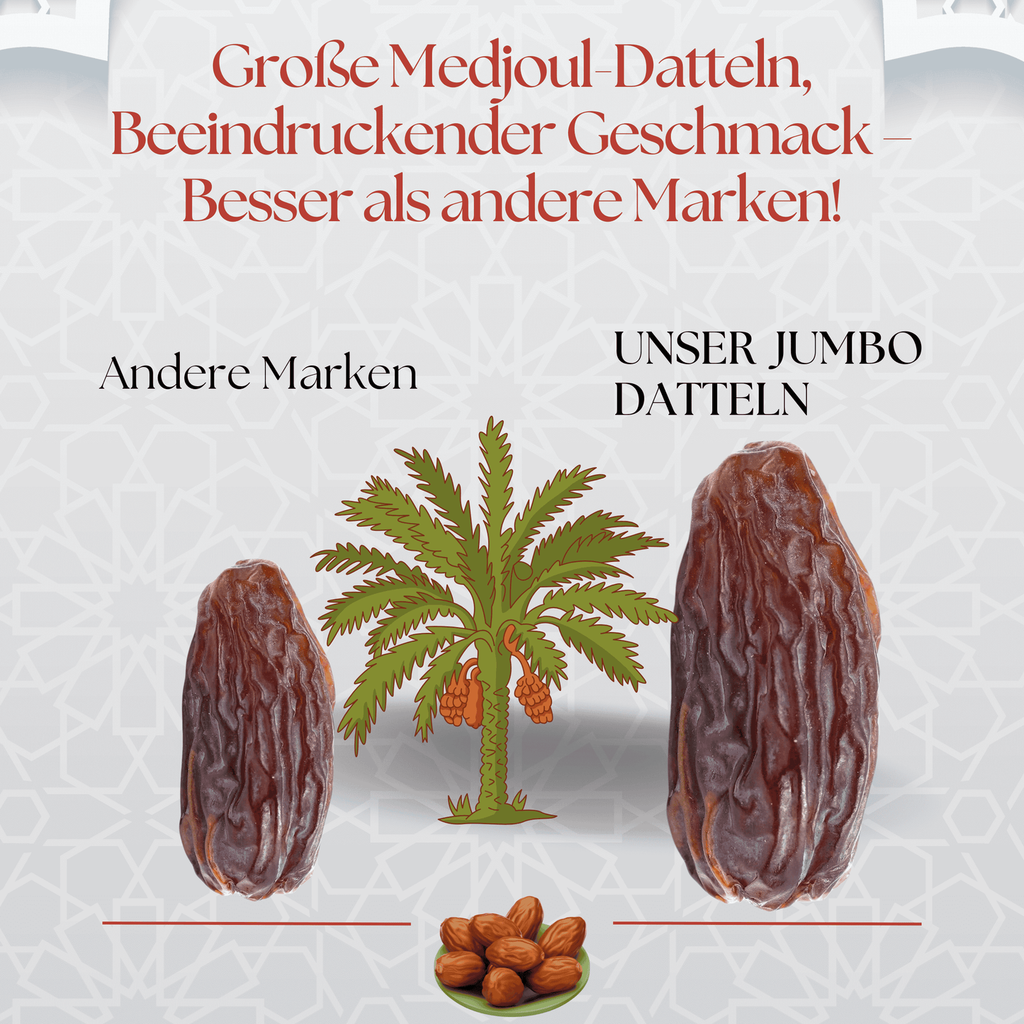 Medjoul Datteln Jumbo XL 1 kg