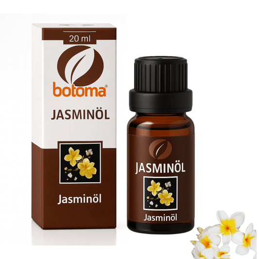 20 ml - 100% Jasminöl - Reines Ätherisches Öl, Natürlich & Ohne Zusätze, Premium Qualität für Aromatherapie, Diffuser, Massage & Wellness (Jasminöl)