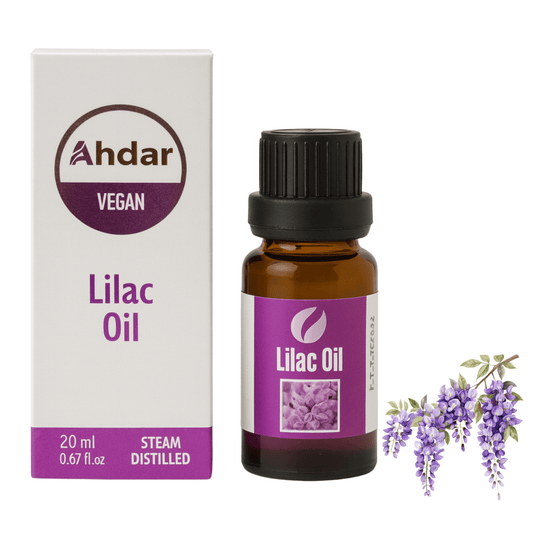 20 ml - 100% Fliederöl, Reines Ätherisches Öl – Natürlich & Ohne Zusätze – Premium Qualität für Aromatherapie, Diffuser, Massage & Wellness (Fliederöl)