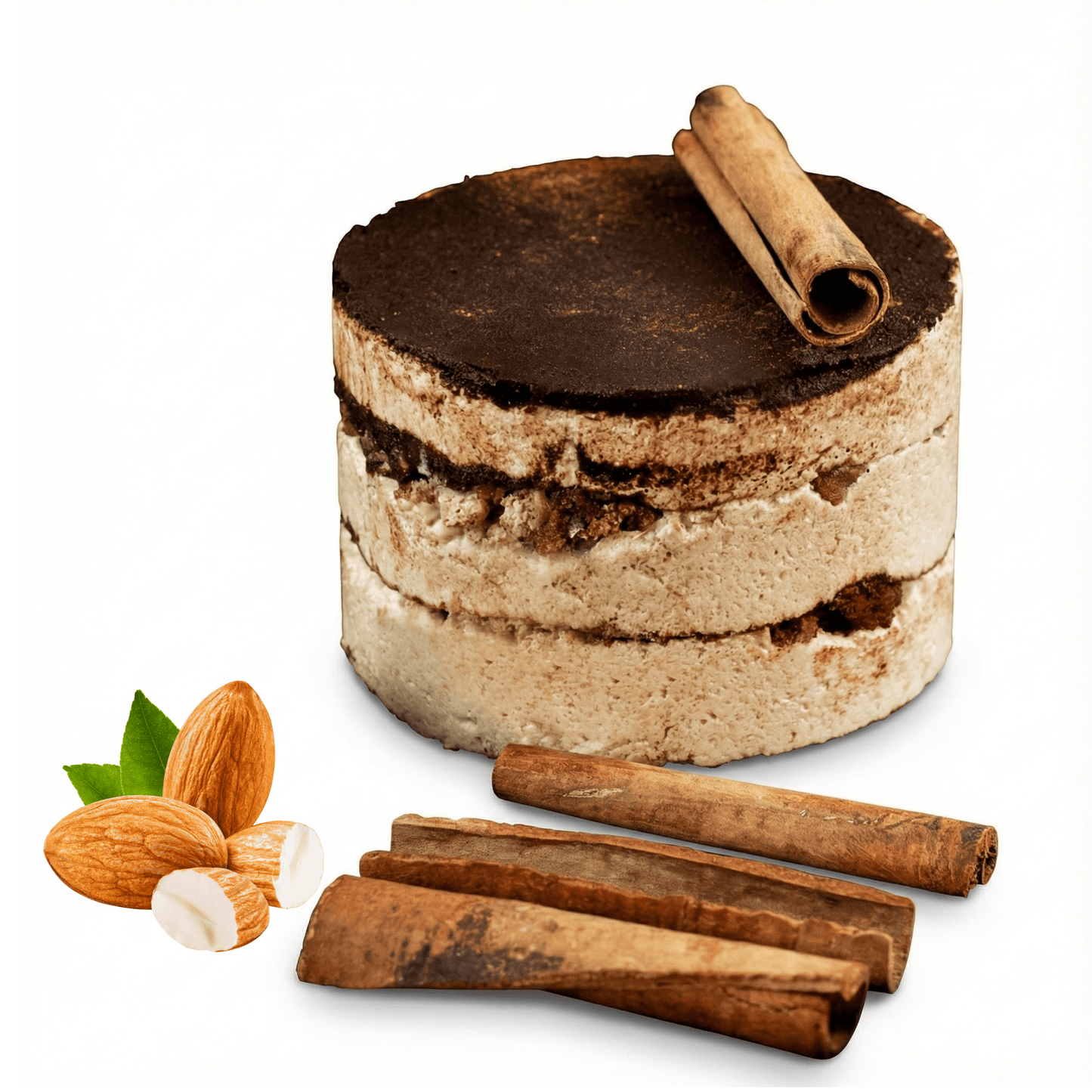 Delicious halva from Turkey, 450g – Special cake-shaped halva, tahini halva – 52% sesame paste – Gluten-free – No glucose syrup, palm oil &amp; artificial sweeteners – Halva (cinnamon &amp; bitter almond) 