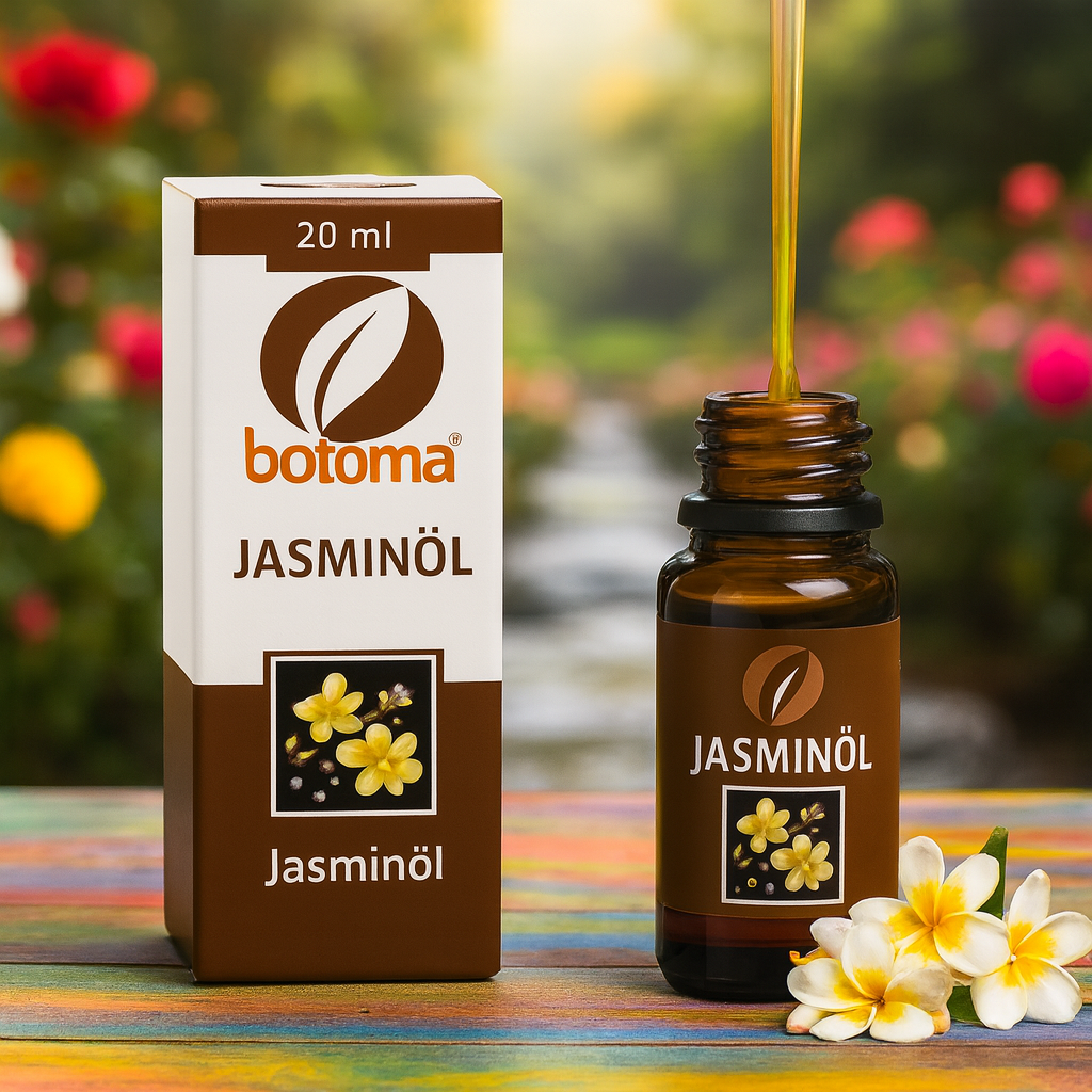20 ml - 100% Jasminöl - Reines Ätherisches Öl, Natürlich & Ohne Zusätze, Premium Qualität für Aromatherapie, Diffuser, Massage & Wellness (Jasminöl)