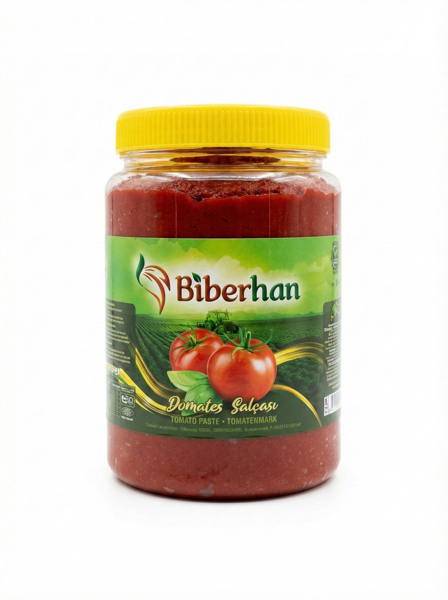 1000g Biberhan Premium Tomato Paste – Sun-Ripened &amp; Natural – Produced in Gaziantep, UNESCO City of Gastronomy – Intense Flavor &amp; Rich Consistency (1000g, Tomato Paste) 