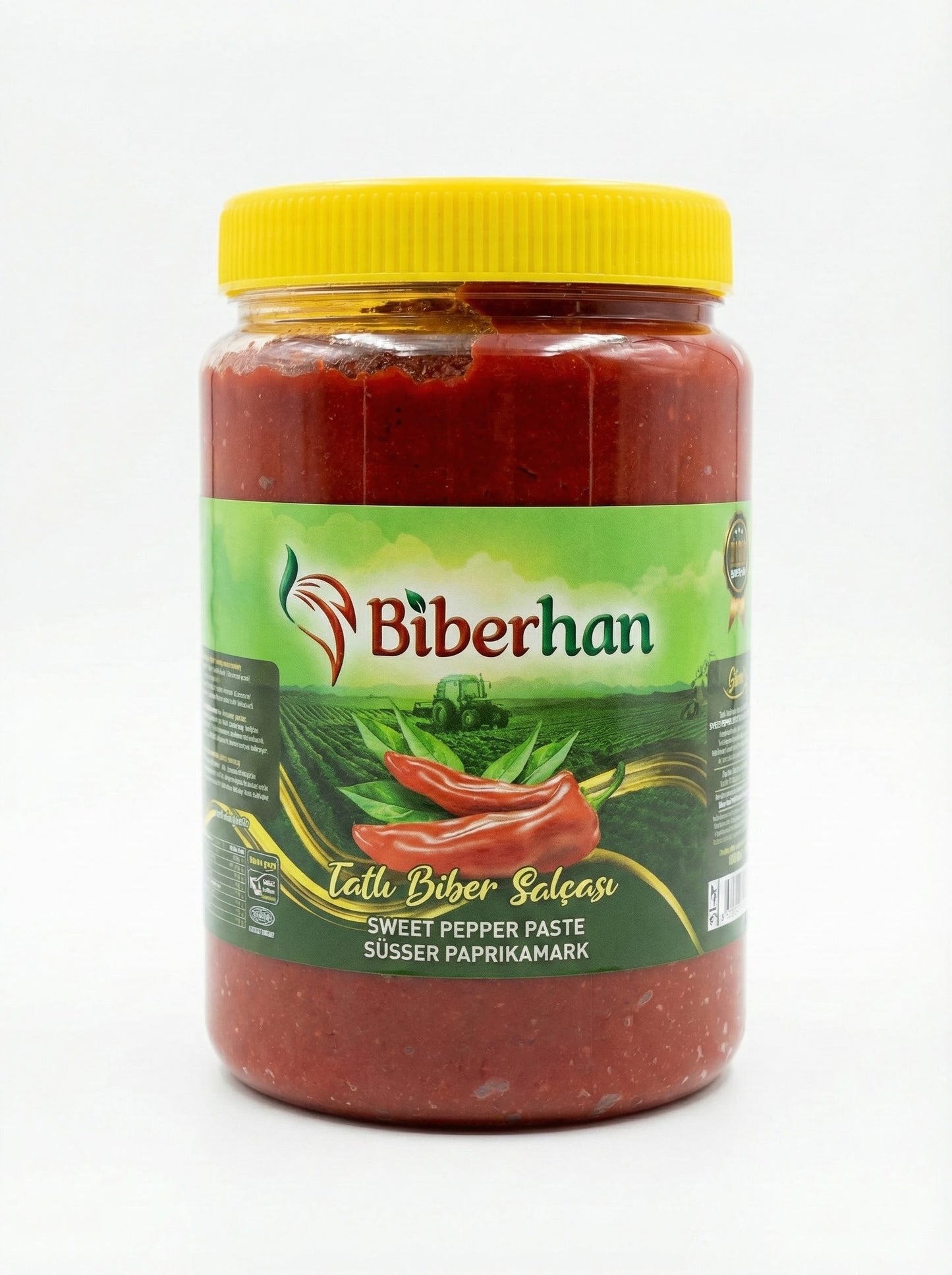 1000g Premium Sweet Paprika Paste – Intense Paprika Paste, Sun-Ripened &amp; 100% Natural, Mild, No Additives – Tatli biber salcasi, from the UNESCO Gastronomic City of Gaziantep, Red Pepper Paste 