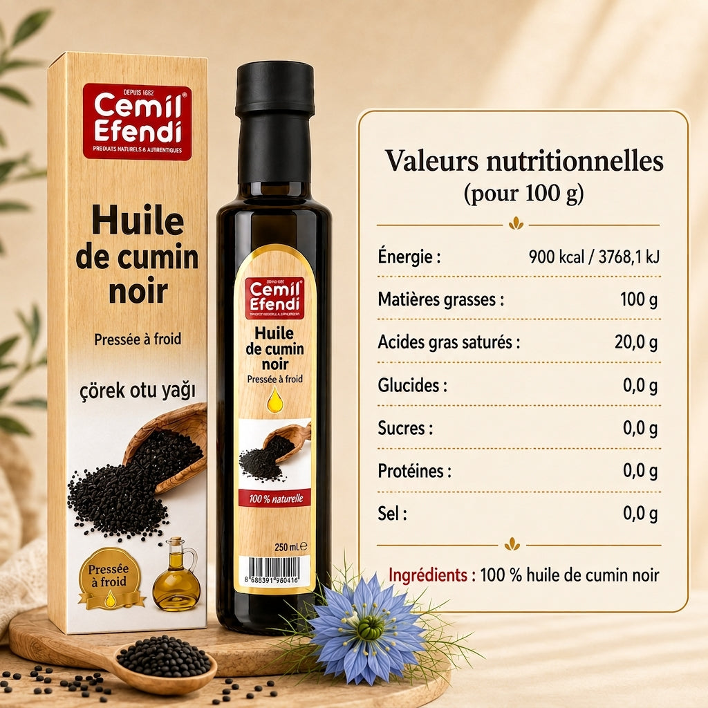 Cemil Efendi Soğuk Sıkım Çörek Otu Yağı 250 ml