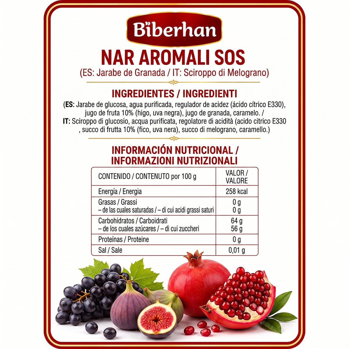 Biberhan Nar Aromalı Sos 500 g