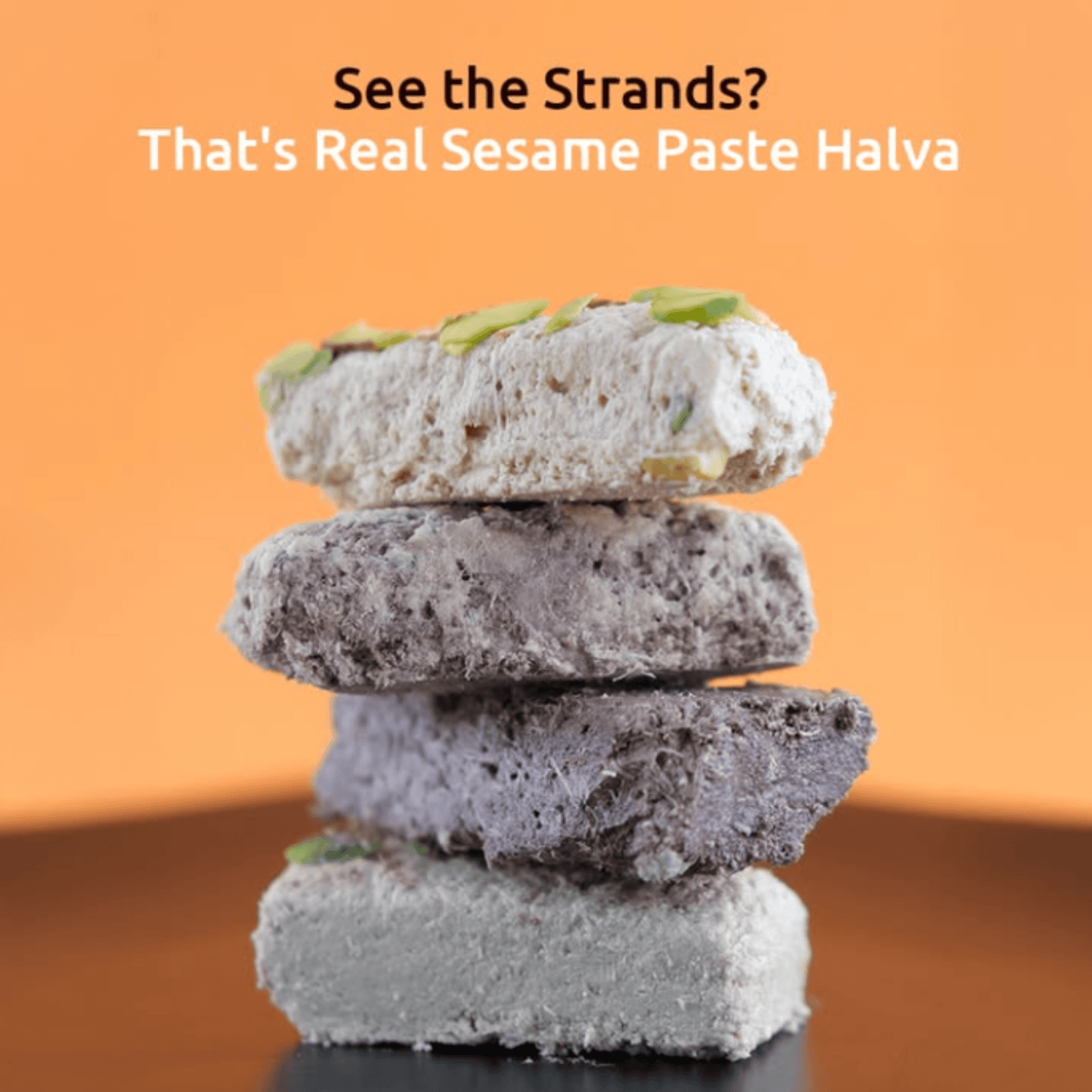 Delicious halva from Turkey 350g – Tahini halva – 52% sesame paste – Gluten-free – No glucose syrup, palm oil &amp; artificial sweeteners – Halva, perfect for special occasions (dark chocolate) 