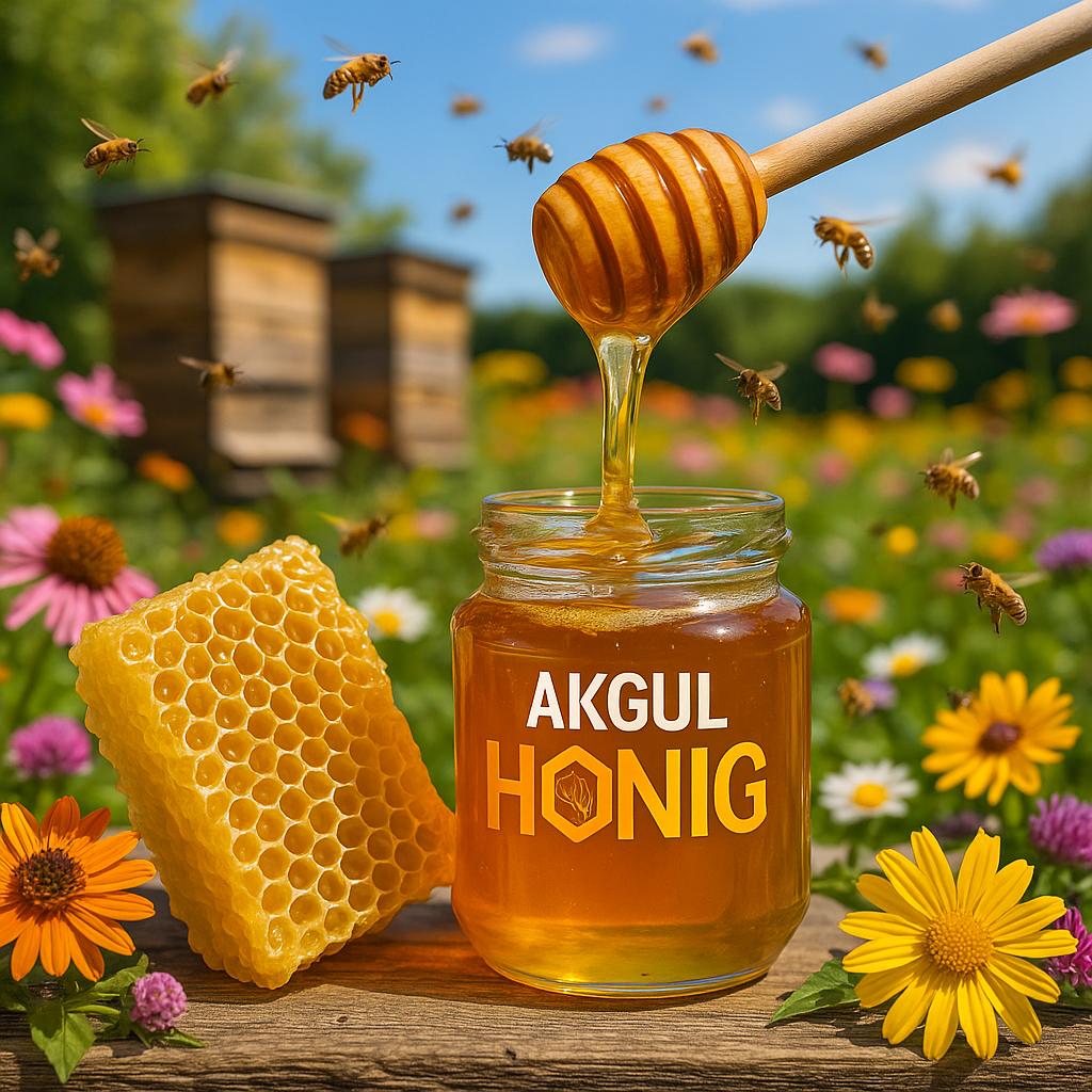 500 Gramm 100% Echter Deutscher Blütenhonig – Regional aus Velbert (NRW) – Laborgeprüft, ohne Zusätze & naturbelassen, Premium Qualität echter Honig im Glas, direkt vom Imker (500 Gramm)