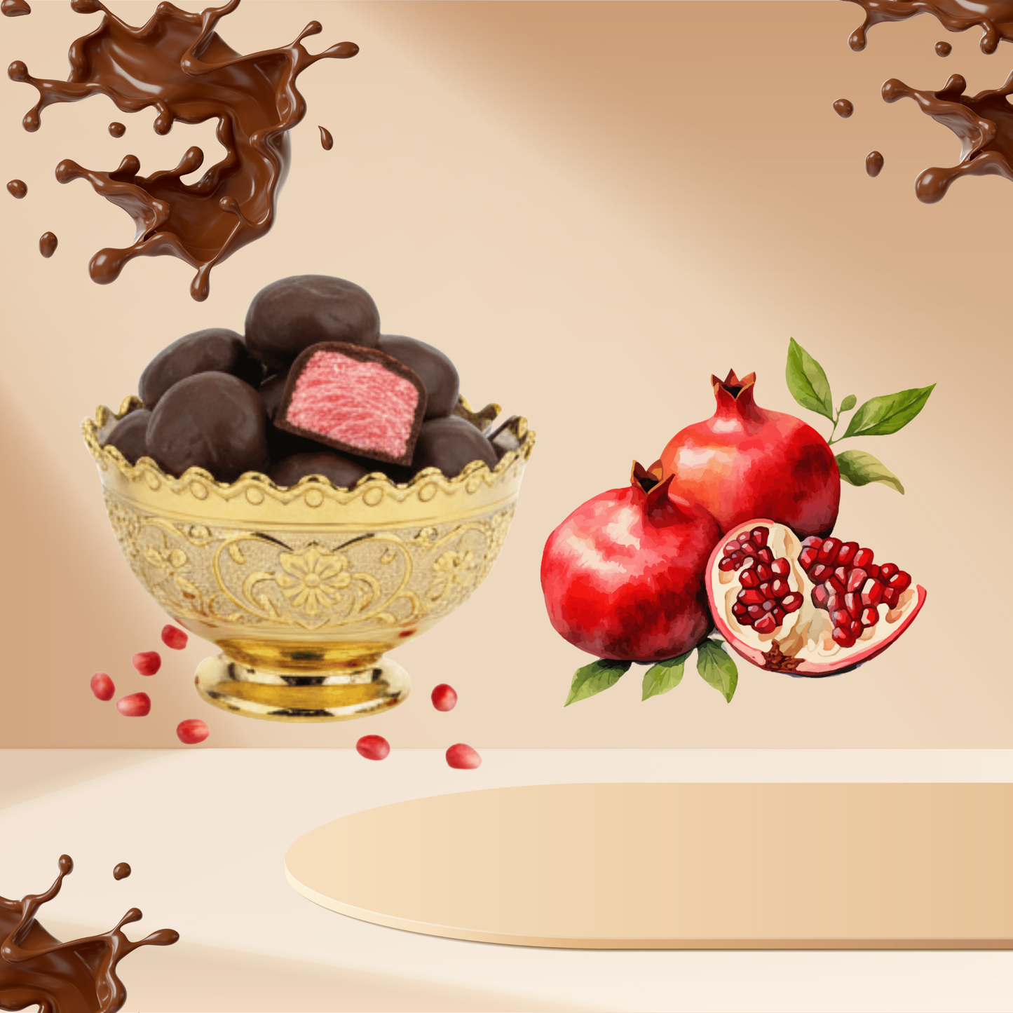 Pismaniye Cotton Candy Chocolate & Pomegranate 200 g