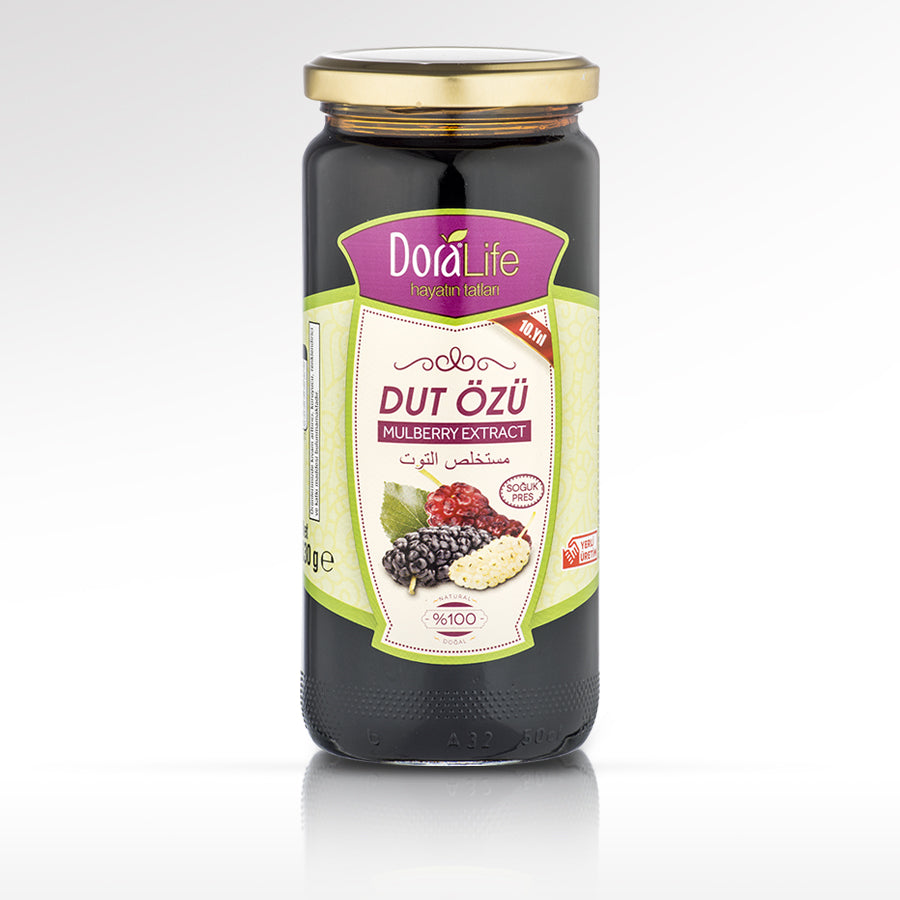 100% Reines Maulbeerextrakt - Sirup 640g – 100% Naturrein, Kaltgepresst, Zuckerfrei, Ohne Zusatzstoffe, Traditionell Hergestellt, Vegane Energiequelle, Maulbeer-Extrakt (Maulbeer-Extrakt)