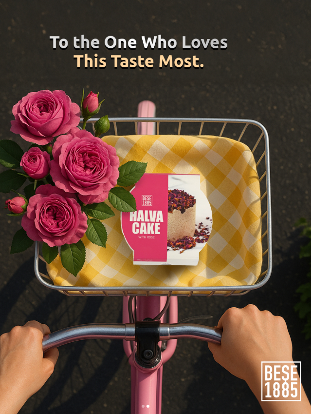 Delicious halva from Turkey, 450g – Special cake-shaped halva, tahini halva – 52% sesame paste – Gluten-free – No glucose syrup, palm oil &amp; artificial sweeteners – Halva (rose with rose petals) 